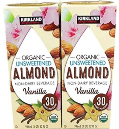 Kirkland Organic Unsweetened Almond Milk